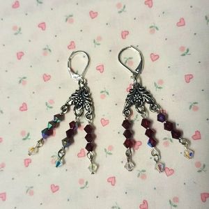Cascade "ALL" Crystal Earrings!